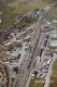 Luftaufnahme EISENBAHN/Bahnhof Frutigen - Foto Frutigen Bahnhof  3176